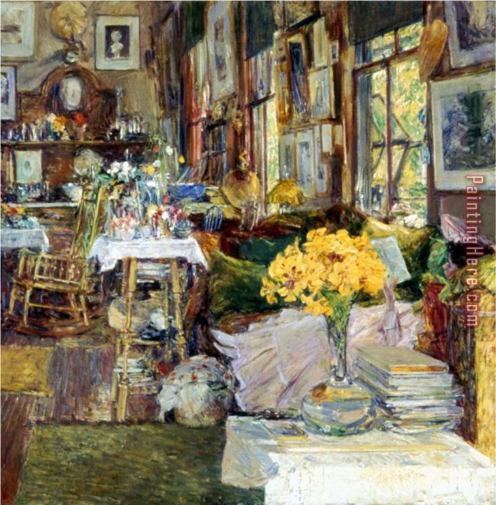 childe hassam Room of Flowers 1894